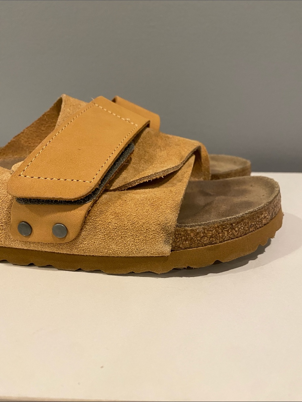 Birkenstock Kyoto Suede Sandal in Clay - Picture 4 of 9